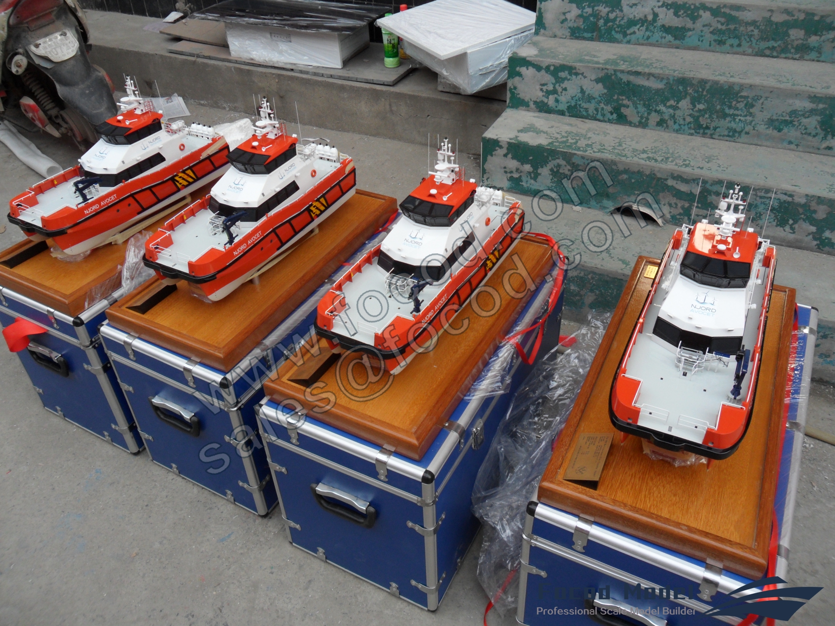 customized model of 20m NJORD OFFSHORE VESSEL